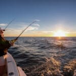 Elderly Man Fishing